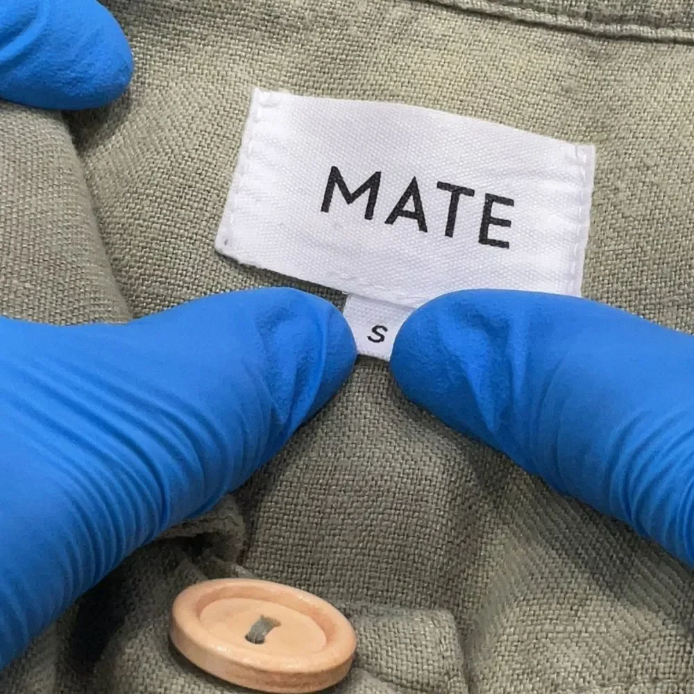 MATE the LABEL Oversized Linen Utility Jumpsuit Short Sleeve Olive Green